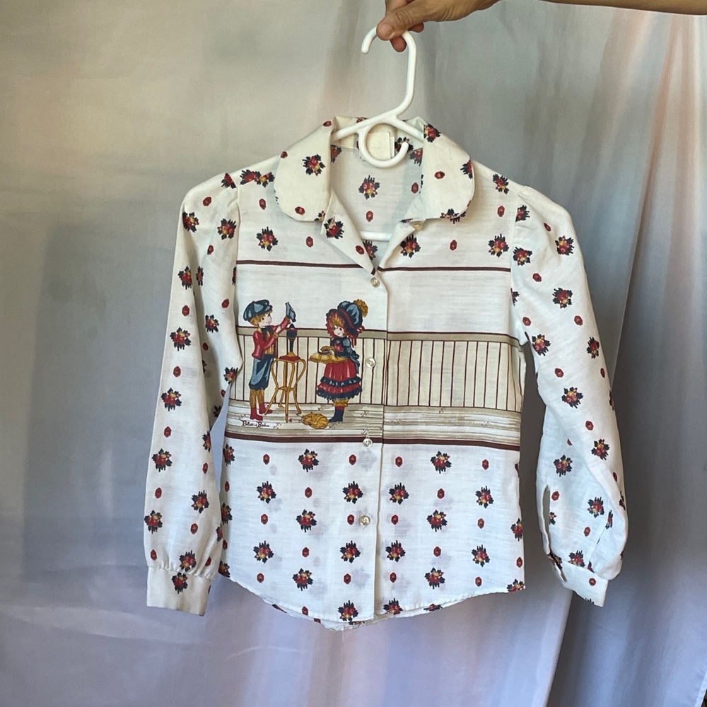 Vintage blouse, size 8Y